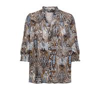 Women's 3/4-sleeve shirt Only Raya Marron XS