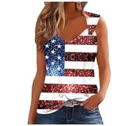 Womens 3/4 Sleeve Tops Plus Size Womens Plain Strappy Sleeveless Ladies Swing Cami Vest Top - 16-22 Beauty Tunic Tops for Women UK Tees (Watermelon Red, L)