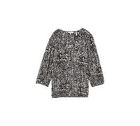 Women's 3/4 Sleeve V-Neck Viscose Blouse Tom Tailor Bleu 42