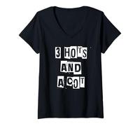 Women's 3 Hots and a Cot V-Neck T-Shirt