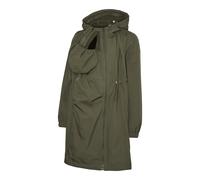 MAMA.LICIOUS Women's Mlnell Solid 3-in-1 Softshell Jacket Noos, Green (ivy green), M