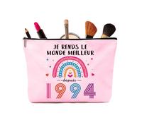 Women's 30th Birthday Gift - Gift for Women 30 Years - Make Up Bag & Keyring, Personalised 30th Birthday Gift