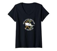 Women's 366th TFW The Gunfighters F-4 Phantom II Vietnam V-Neck T-Shirt