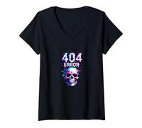 Women's 404 Error: Vida No Encontrada V-Neck T-Shirt