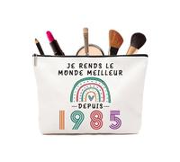 Women's 40th Birthday Gift, 40th Birthday Women's Make-Up Bag, 40th Birthday Gift for Women, 1985-2, 1985