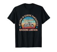 Women's 45th Birthday 45 Years Motorcycle Bikers T-Shirt