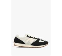 Women's 471 White Black Trainers - Black Suede / 6