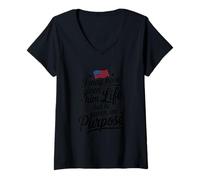Womens 4th of July I May Have Given Him Life V-Neck T-Shirt
