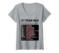 Women's 57 Year Old Texting Code At The Doctors Best Friend Fell V-Neck T-Shirt