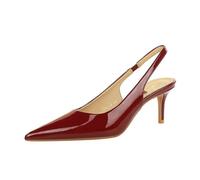 Women's 6.5cm High Heel Sandals back Ankle Strap Stiletto Pumps (red,6.5)
