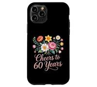 Womens 60th Birthday 60 Years Old Sixty Funny 60th Birthday Case for iPhone 11 Pro