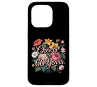 Womens 60th Birthday 60 Years Old Sixty Funny 60th Birthday Case for iPhone 15 Pro