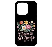 Womens 60th Birthday 60 Years Old Sixty Funny 60th Birthday Case for iPhone 15 Pro