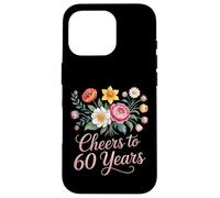 Womens 60th Birthday 60 Years Old Sixty Funny 60th Birthday Case for iPhone 16 Pro