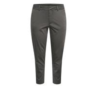 Women's 7/8 chino Trousers KAFFE Curve Leana Gris 54