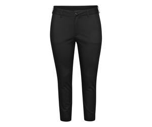 Women's 7/8 chino Trousers KAFFE Curve Leana Noir 50