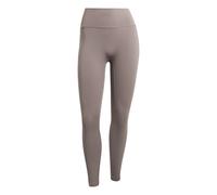 Adidas Optime Workout 3 Stripes 7/8 Leggings Brown XS Woman