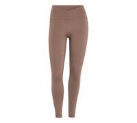 Adidas 3 Stripes Studio All Me X-over 7/8 Leggings Brown M Woman