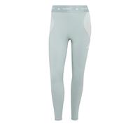 adidas Women's Techfit Workout Color Block 7/8 Leggings, Wonder Sage/Wonder Silver, L