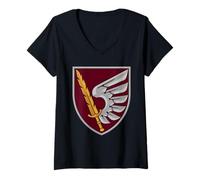 Women's 79th Air Assault Brigade (Ukraine) Ukrainian Military V-Neck T-Shirt