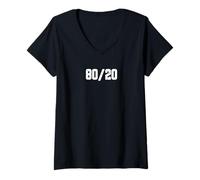 Womens 80-20 Rule CEO Entrepreneur T-Shirt V-Neck T-Shirt