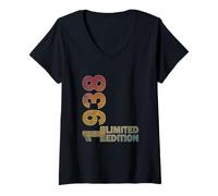 Womens 87th Birthday Gift men & women born 1938 turning 87 Year Old V-Neck T-Shirt