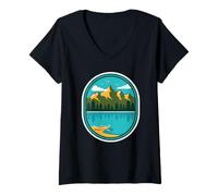 Women's A Beautiful Environmental Conservation Awareness Message V-Neck T-Shirt