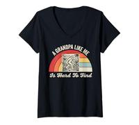 Womens A Grandpa Like Me is Hard to Find V-Neck T-Shirt