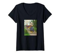 Women's A Great Lady, c. 1910 by John Collier V-Neck T-Shirt
