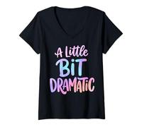 Women's A Little Bit Dramatic V-Neck T-Shirt