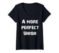 Women's A More Perfect Union Goal of The Constitution V-Neck T-Shirt