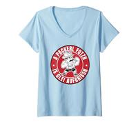 Womens A PACKERL FOTZN is GLEI GRISSN X GRANTLER Oktoberfest V-Neck T-Shirt