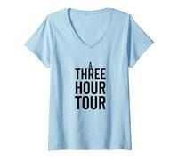 Womens A Three Hour Tour Inspired Travel Adventure V-Neck T-Shirt
