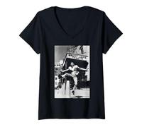 Womens A World of Norman Wisdom London Theatre Royal 1979 V-Neck T-Shirt