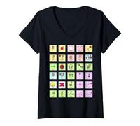 Womens AAC Core Board Speech Pathology Speech Therapist V-Neck T-Shirt