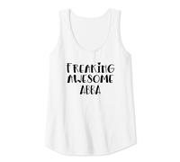 Womens Abba Freaking Awesome Best Ever I Love My Grandma Abba Tank Top