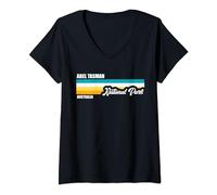 Womens ABEL TASMAN NATIONAL PARK National Park V-Neck T-Shirt