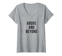 Womens Above and Beyond V-Neck T-Shirt