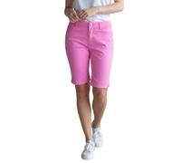 Women's Above Knee Chino Bermuda Shorts Slim Fit Pink 14-24 (20)