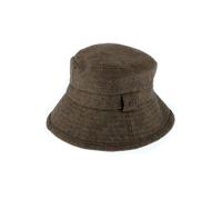 Women's Abraham Moon Herringbone Tweed Bucket Hat - SPRUCE / ONE