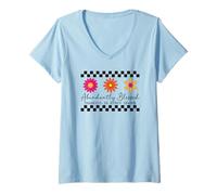 Womens Abundantly Blessed - Thankful in Every Season V-Neck T-Shirt