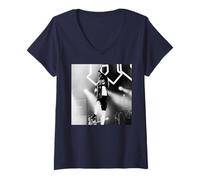 Women's AC/DC Lightning Bolt Stadium Rock Live Stage Power V-Neck T-Shirt