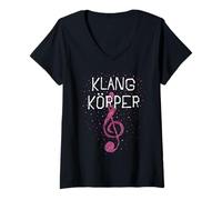 Women's Acapella Choir Singing Singer Gift V-Neck T-Shirt