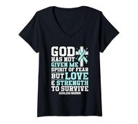 Women's Achalasia Warrior V-Neck T-Shirt