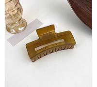 Women's Acrylic Glossy Large hairstyle Clips Girls Elegant hairstyle Clips Shark Clip Headbands Fashion hairstyle Accessories,F