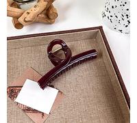 Women's Acrylic Glossy Large hairstyle Clips Girls Elegant hairstyle Clips Shark Clip Headbands Fashion hairstyle Accessories,C