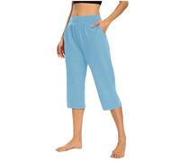 Women's Activewear Trousers Yoga Trousers with Pockets Straight Wide Leg Pants Stretch Work Tracksuit Bottoms Gym Joggers Causal Lounge Tummy Control Pants Solid Color Jogging Yoga Fitness Sweatpants