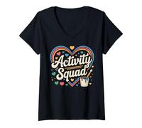 Womens Activity Squad Activity Director Activity Assistant V-Neck T-Shirt