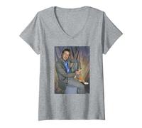 Womens Actor Gene Wilder Gilda Radner SNL by Michael Grecco V-Neck T-Shirt