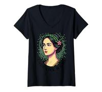 Women's Ada Lovelace Code Like A Girl V-Neck T-Shirt